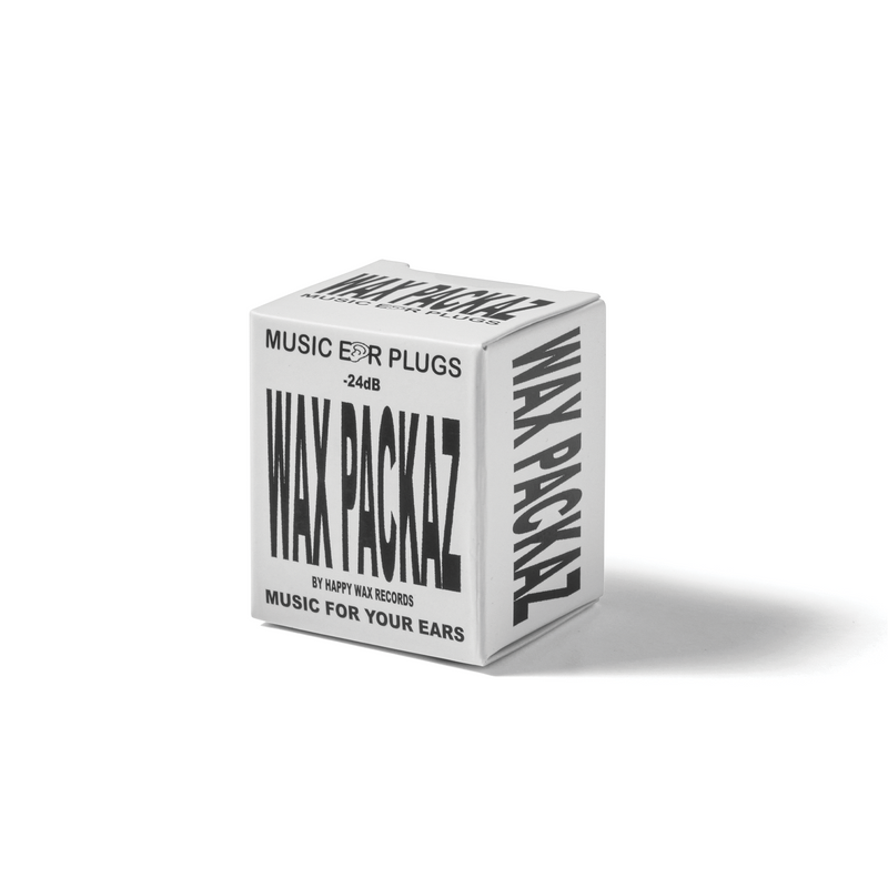 WAX PACKAZ™ 002 music earplugs — hypoallergenic silicone triple-slat tip for raves and concerts